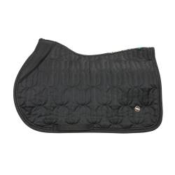 Tapis de selle Deep nights noir Back on Track vue de profil