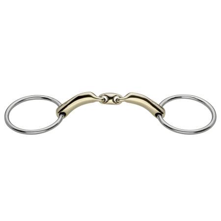 Mors 2 anneaux double brisure Novocontact Sprenger vue de face