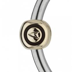 Zoom sur un anneau du mors 2 anneaux double brisure Novocontact Sprenger