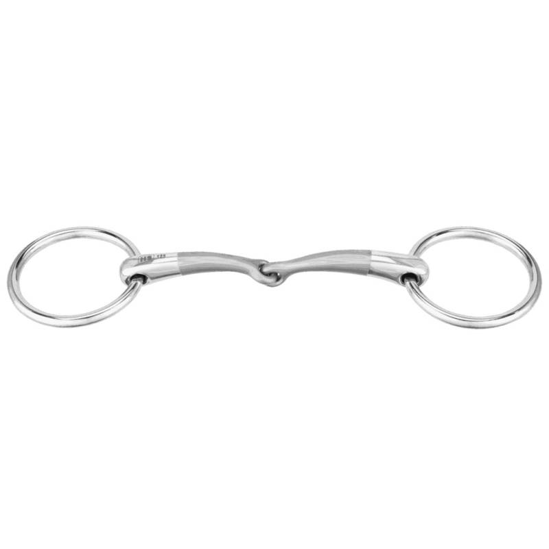 HORZE Mors De Bride 11,5cm Noir - Mors Avec Passage De Langue Pour Cheval