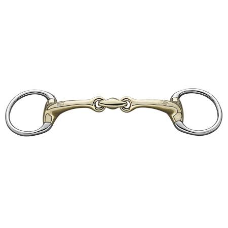 Mors de bride à olive double brisure Dynamic RS Sprenger vue de face