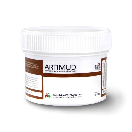 Mastic pour sabots Artimud 300 g Red Horse vue de face