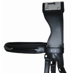 Zoom sur le haut du filet ergonomique à pont Raphaël T de T noir