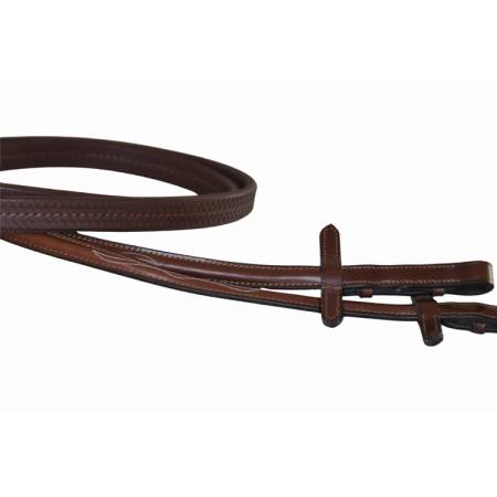Zoom sur les rênes du filet ergonomique à pont Raphaël T de T tabac