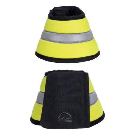 Cloches réfléchissantes HKM jaunes fluorescentes