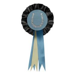 Décoration amovible du tapis Nele bleu HKM pour poneys Shetland