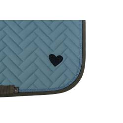 Zoom sur le tapis Nele bleu HKM pour poneys Shetland