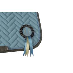 Zoom sur la décoration amovible du tapis Nele bleu HKM pour poneys Shetland