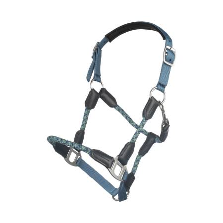 Licol Nele bleu HKM pour poneys Shetlands