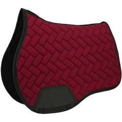Tapis de selle Impulsion rouge foncé Equithème pour chevaux