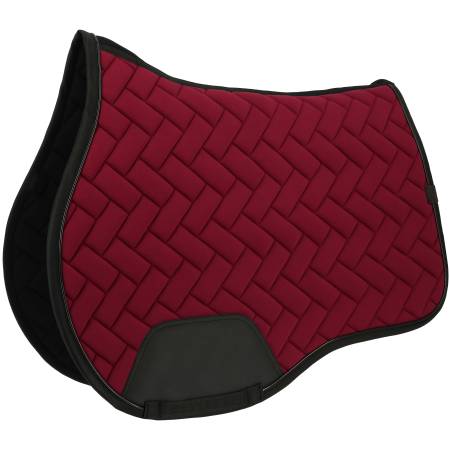 Tapis de selle Impulsion rouge foncé Equithème pour chevaux