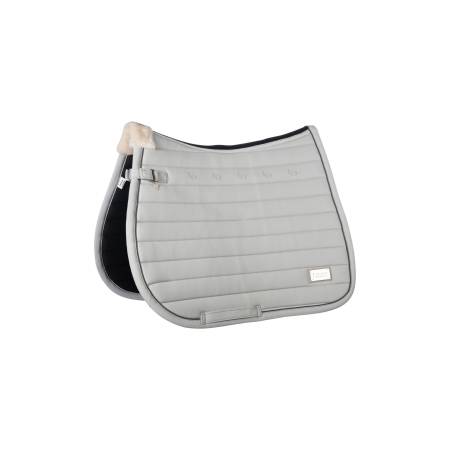 Tapis de selle Livigno Elegance gris HKM pour chevaux