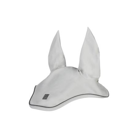 Bonnet Livigno Soft gris HKM pour chevaux vue de 3 quarts