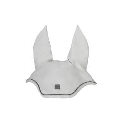 Bonnet Livigno Soft gris HKM pour chevaux vue de face
