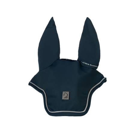 Bonnet Livigno Soft marine HKM pour chevaux vue de face