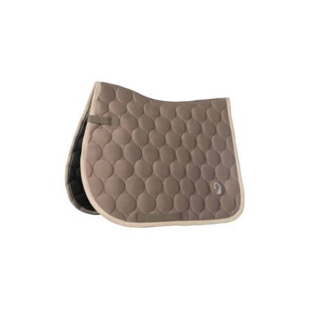 Tapis de selle Amalfi Sportive taupe HKM pour chevaux