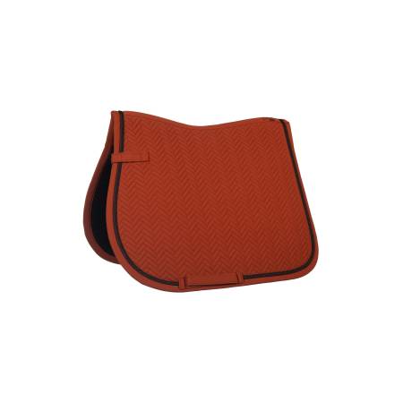 Tapis de selle Florence orange HKM pour chevaux