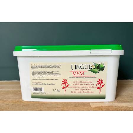 Pot de MSM Ungula Naturalis pour chevaux