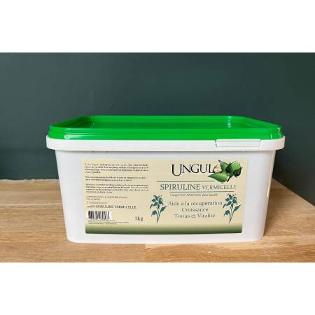 Pot de Spiruline Vermicelle Ungula Naturalis pour chevaux