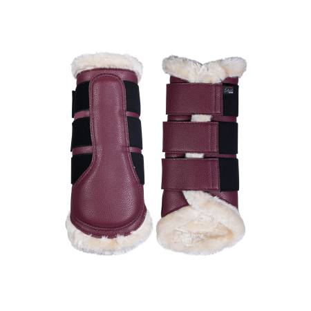 Guêtres shetland Comfort Premium Fur HKM bordeaux