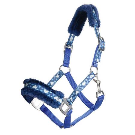 Licol Shetland Heart HKM bleu