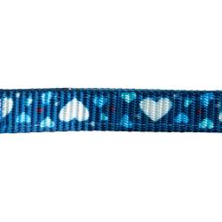 Zoom sur le licol Shetland Heart HKM bleu