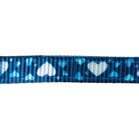 Zoom sur le licol Shetland Heart HKM bleu