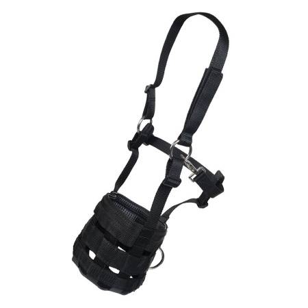 Licol muselière shetland HKM noir