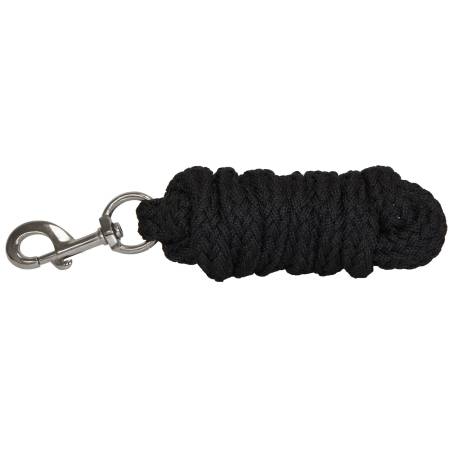 Longe d'attache tressée Canter noire
