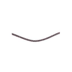 Détail du frontal Precious rose HKM pour filet chevaux