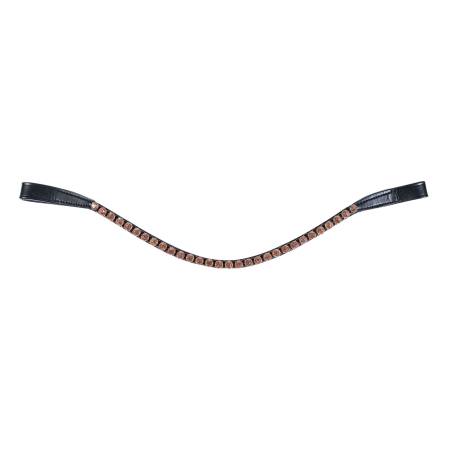 Frontal Precious Or rose HKM pour filet cheval