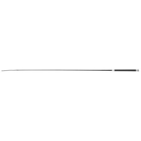 Stick de dressage Saumur Whip & Go noir pour chevaux et poneys