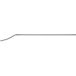 Zoom sur la mèche du stick de dressage Strassy Whip & Go argent pour chevaux