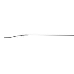 Zoom sur la mèche du stick de dressage Silverline Whip & Go noir pour chevaux