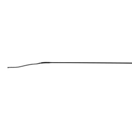 Zoom sur la mèche du stick de dressage Silverline Whip & Go noir pour chevaux