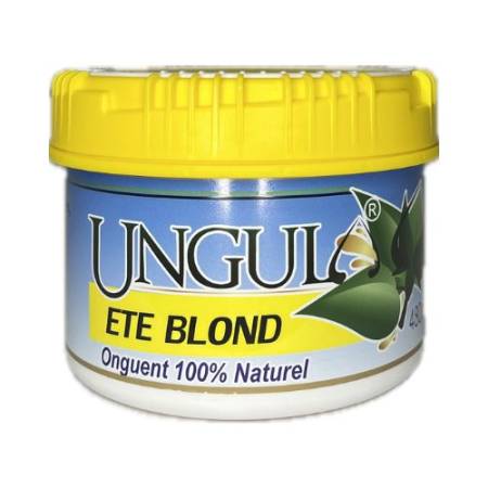 Pot d'onguent Eté Blond Ungula Naturalis pour sabots chevaux