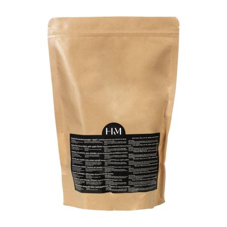 Sac de bonbons pomme pour chevaux sans céréales HKM vu de dos