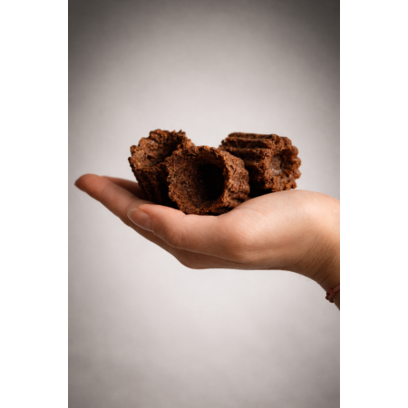 Friandises pour administration de médicaments EquEasy dans une main