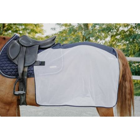 Couvre-reins carré anti-insectes Flycool Equithème pour chevaux