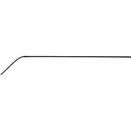 Zoom sur la mèche du stick de dressage Strassy Whip & Go noir pour chevaux