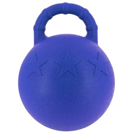 Ballon à poignée pour chevaux Hippo-Tonic bleu