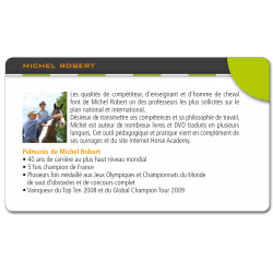 4ème page de couverture du Pocket'Jump 2 : 40 exercices d'obstacle illustré par Michel Robert