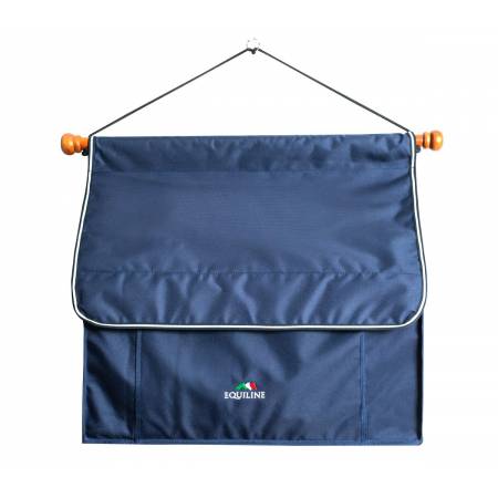 Porte accessoires d'écurie Equiline bleu marine