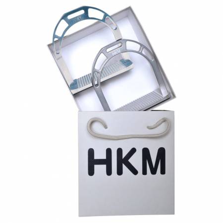 Étriers aluminium HKM dans leur boite
