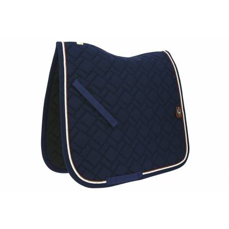 Tapis de dressage bleu marine equithème