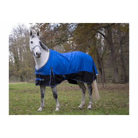Couverture de pré 1200 D Tyrex Aisance 300 g Equithème bleu