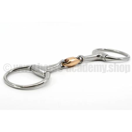 Mors olives double brisure anatomique cuivre Metalab vue de 3 quarts
