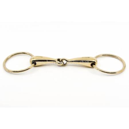 Mors simple doré en laiton simple brisure