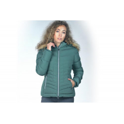 Parka d'équitation femme Wasilla Flags&Cup vert de gris