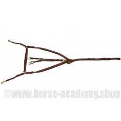 Collier de chasse et martingale T de T marron